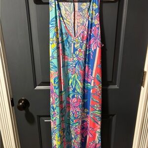 Lilly Pulitzer Multicolor Floral Maxi Dress